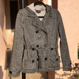 Double Breasted Belted Jacket Blazer